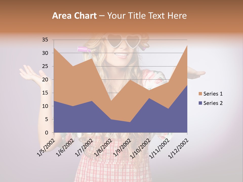Domestic Blonde Lifestyle PowerPoint Template