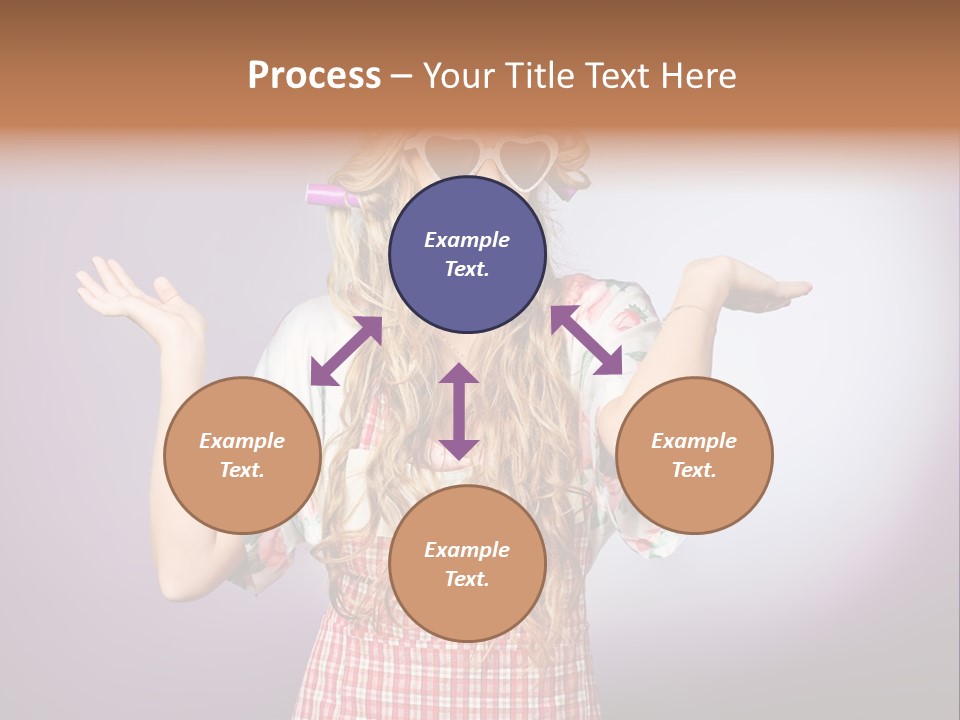 Domestic Blonde Lifestyle PowerPoint Template