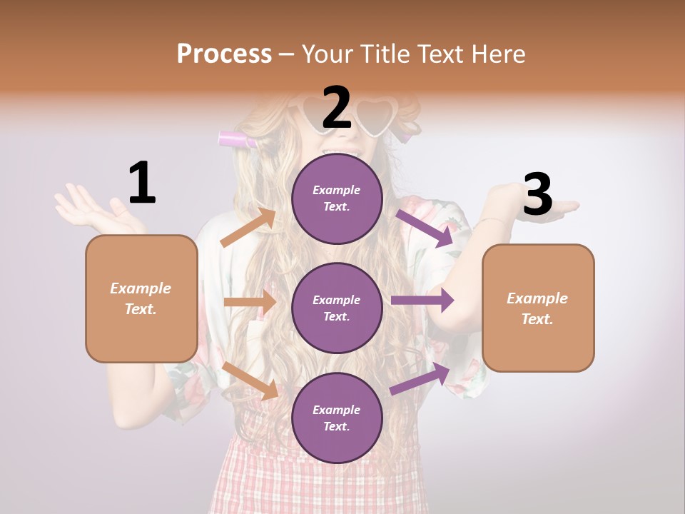 Domestic Blonde Lifestyle PowerPoint Template