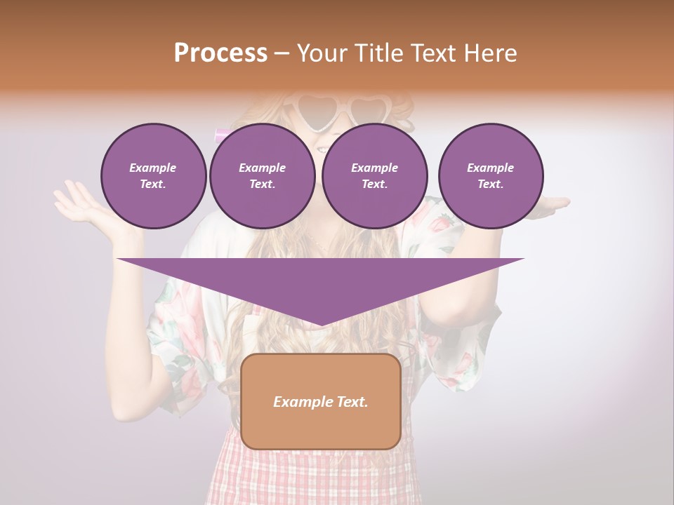 Domestic Blonde Lifestyle PowerPoint Template