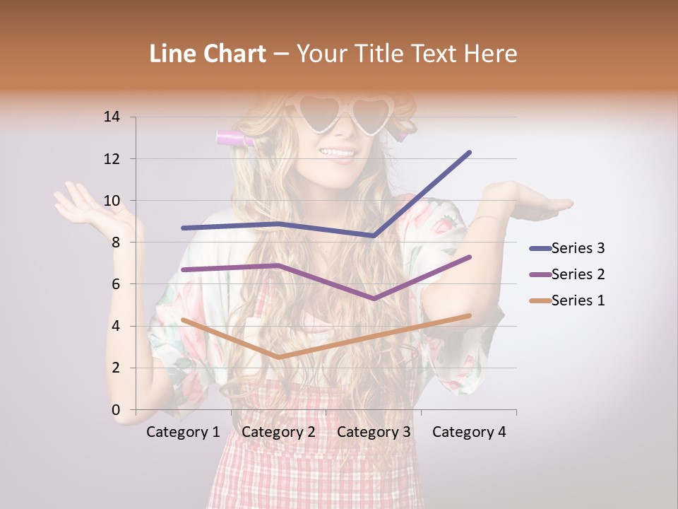 Domestic Blonde Lifestyle PowerPoint Template