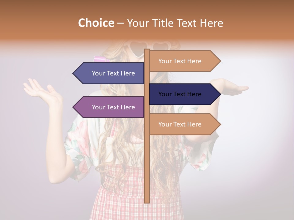 Domestic Blonde Lifestyle PowerPoint Template