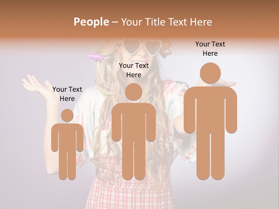 Domestic Blonde Lifestyle PowerPoint Template