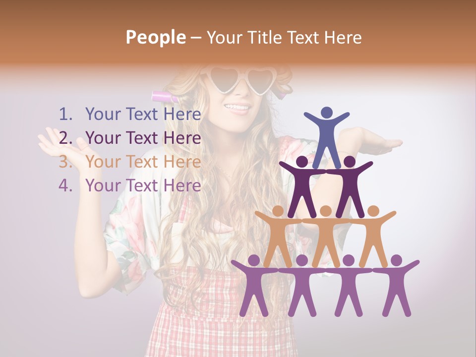 Domestic Blonde Lifestyle PowerPoint Template