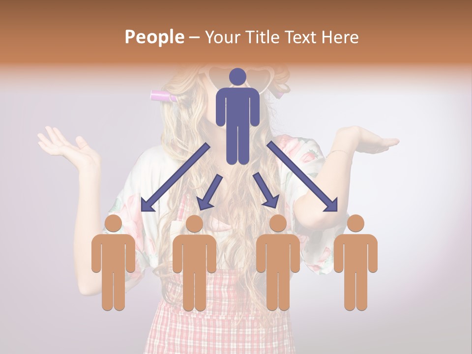 Domestic Blonde Lifestyle PowerPoint Template