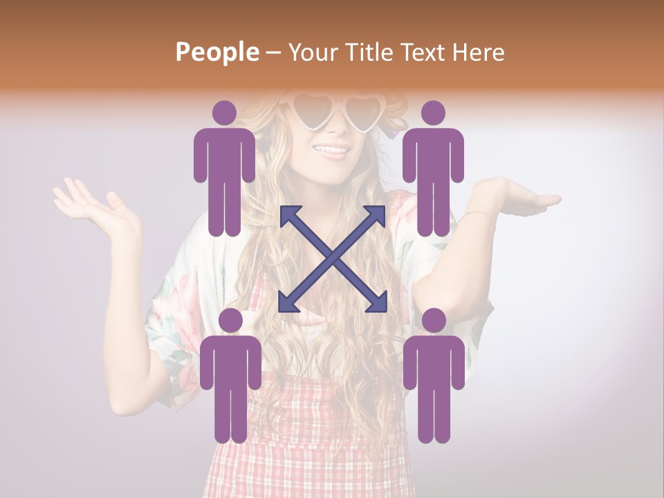 Domestic Blonde Lifestyle PowerPoint Template