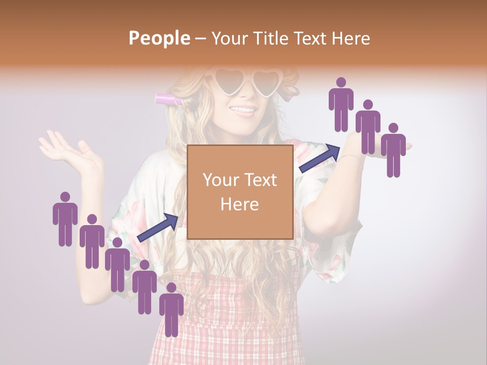 Domestic Blonde Lifestyle PowerPoint Template