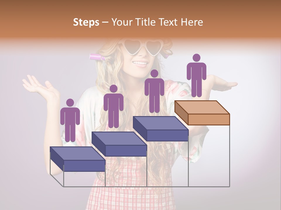 Domestic Blonde Lifestyle PowerPoint Template