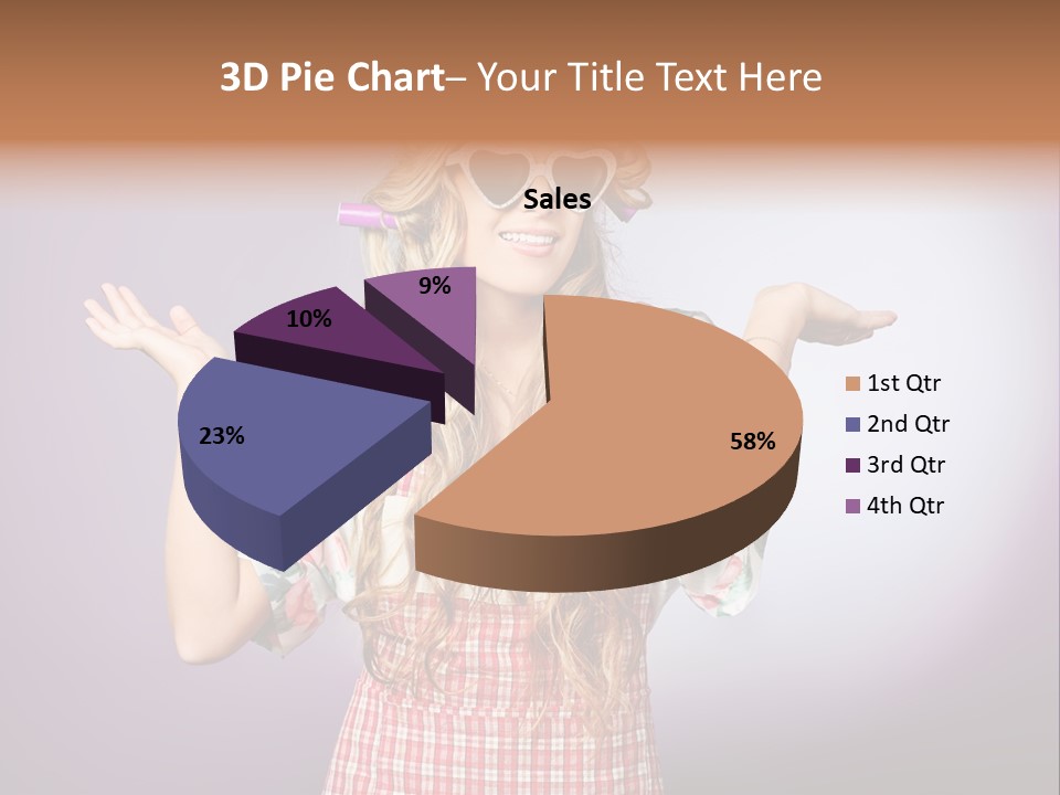 Domestic Blonde Lifestyle PowerPoint Template
