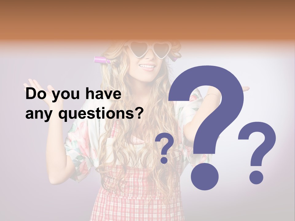 Domestic Blonde Lifestyle PowerPoint Template