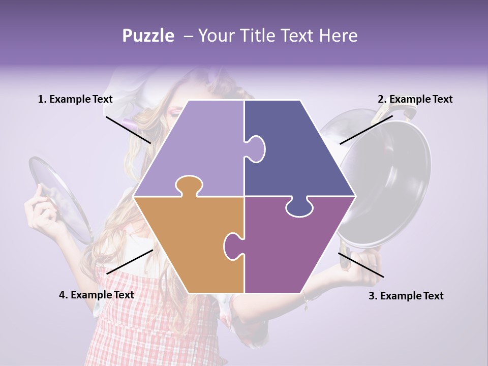 Wife Soup Hair PowerPoint Template