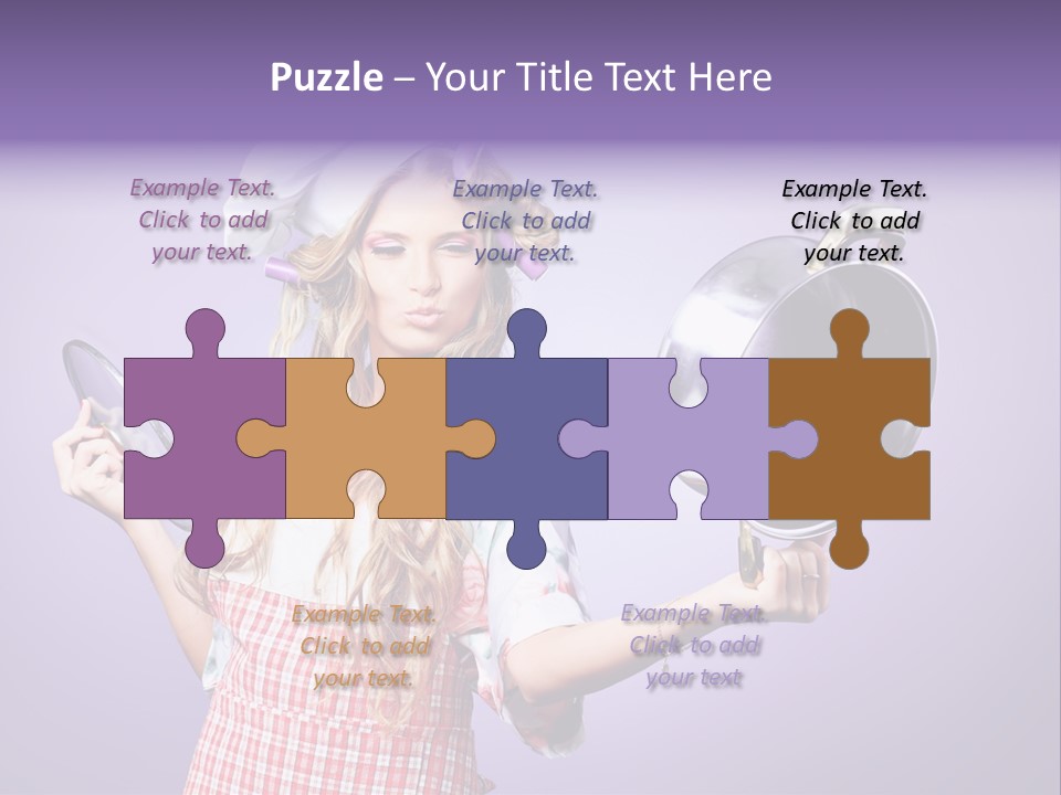 Wife Soup Hair PowerPoint Template