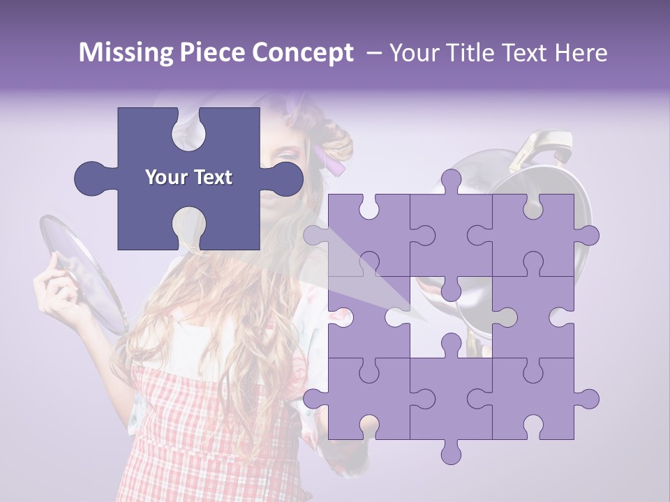 Wife Soup Hair PowerPoint Template