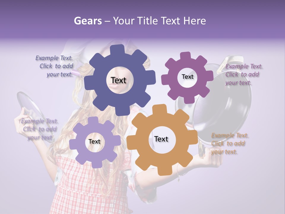 Wife Soup Hair PowerPoint Template