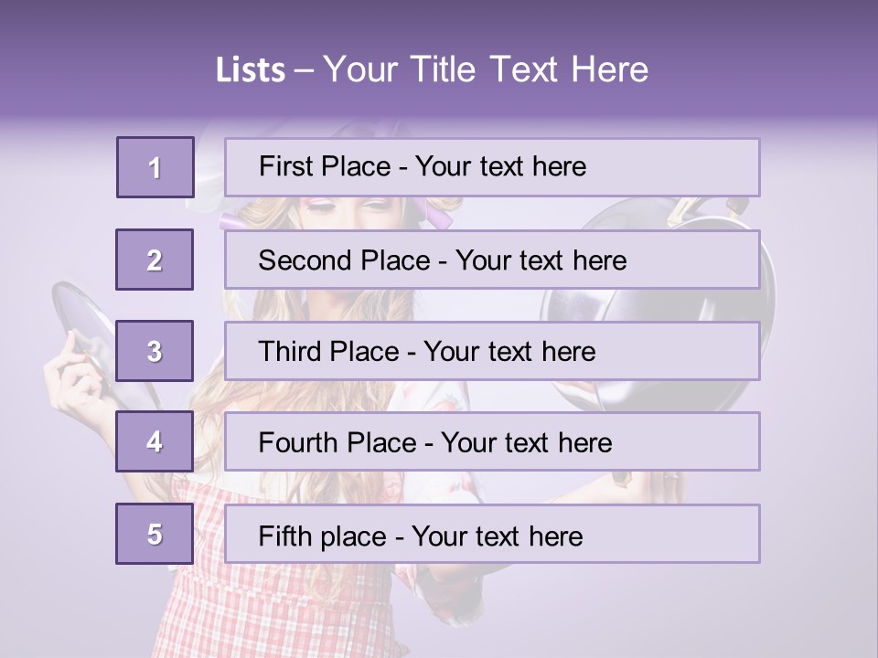 Wife Soup Hair PowerPoint Template
