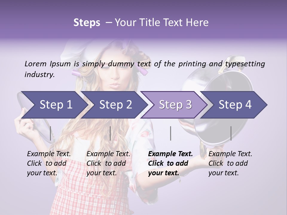 Wife Soup Hair PowerPoint Template