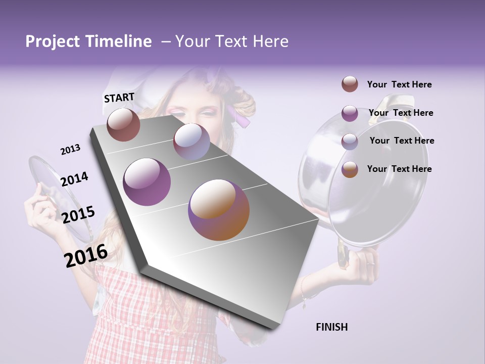 Wife Soup Hair PowerPoint Template