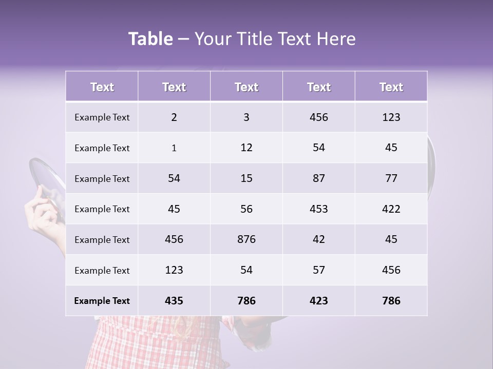 Wife Soup Hair PowerPoint Template