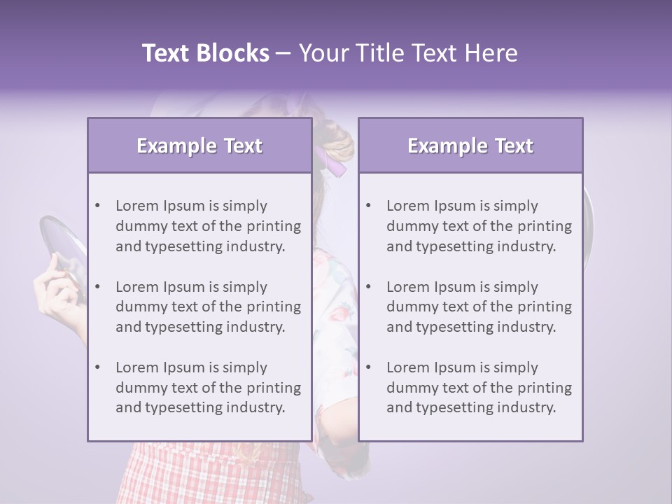 Wife Soup Hair PowerPoint Template
