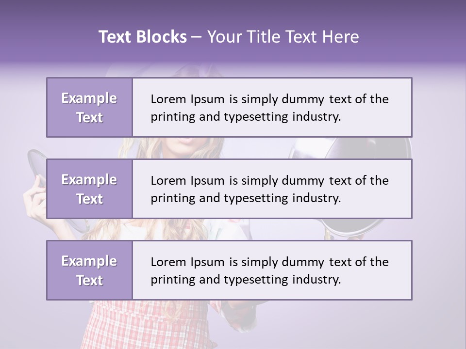 Wife Soup Hair PowerPoint Template