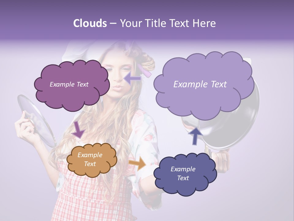 Wife Soup Hair PowerPoint Template