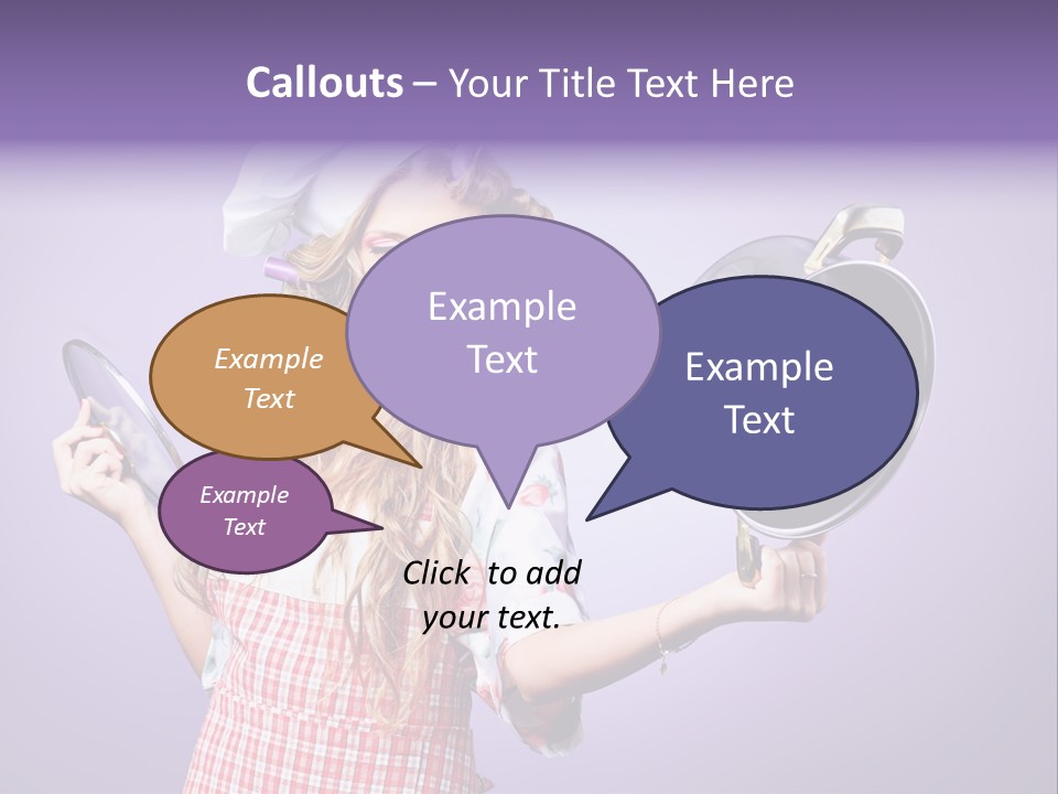 Wife Soup Hair PowerPoint Template