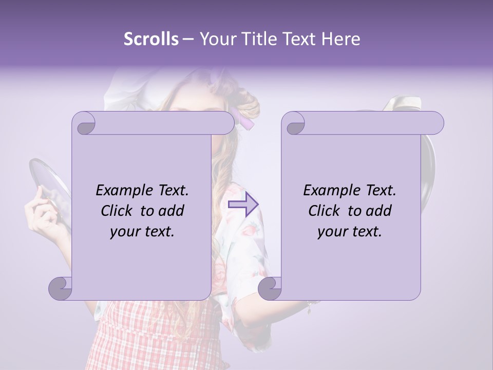 Wife Soup Hair PowerPoint Template