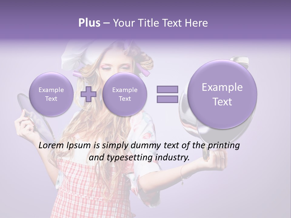 Wife Soup Hair PowerPoint Template