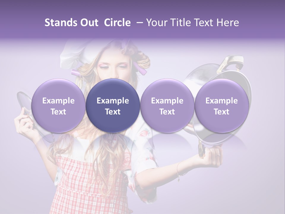 Wife Soup Hair PowerPoint Template