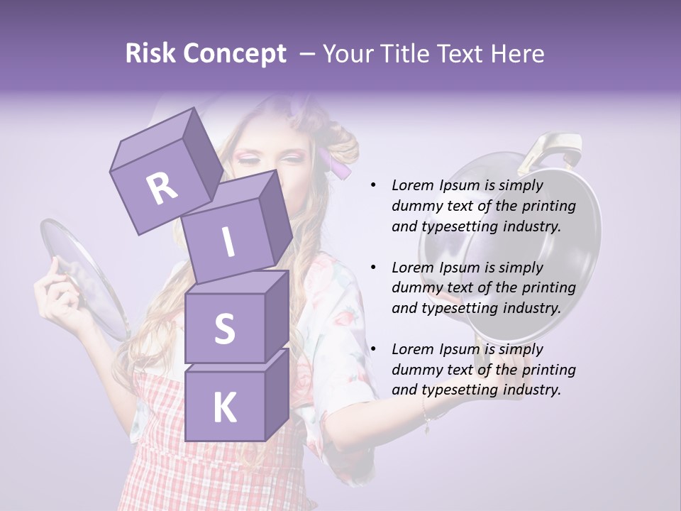 Wife Soup Hair PowerPoint Template