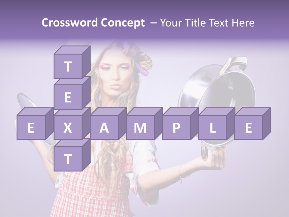 Wife Soup Hair PowerPoint Template