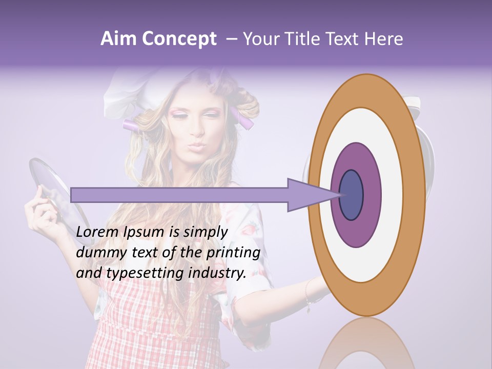 Wife Soup Hair PowerPoint Template