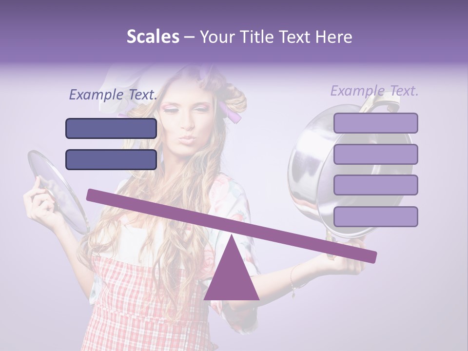 Wife Soup Hair PowerPoint Template