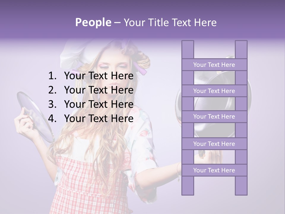 Wife Soup Hair PowerPoint Template