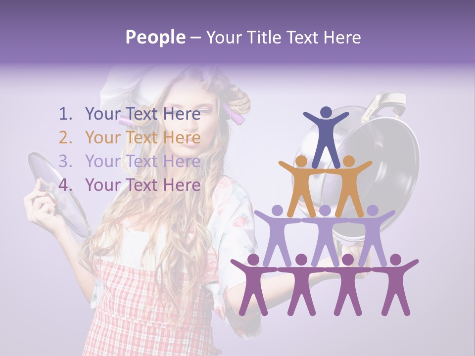 Wife Soup Hair PowerPoint Template