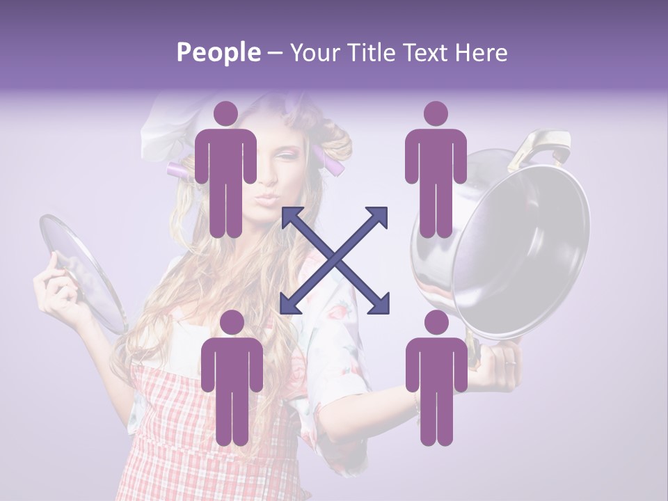 Wife Soup Hair PowerPoint Template