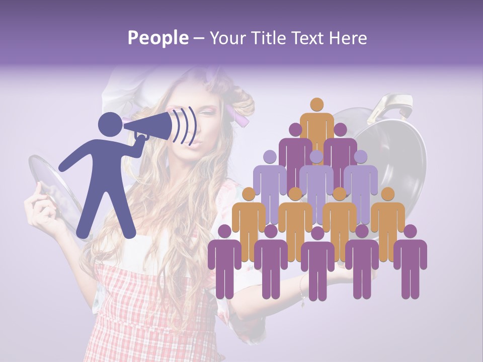 Wife Soup Hair PowerPoint Template