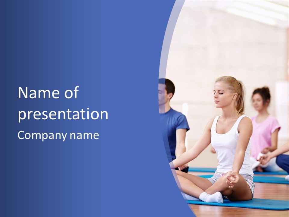 Club People Healthy PowerPoint Template