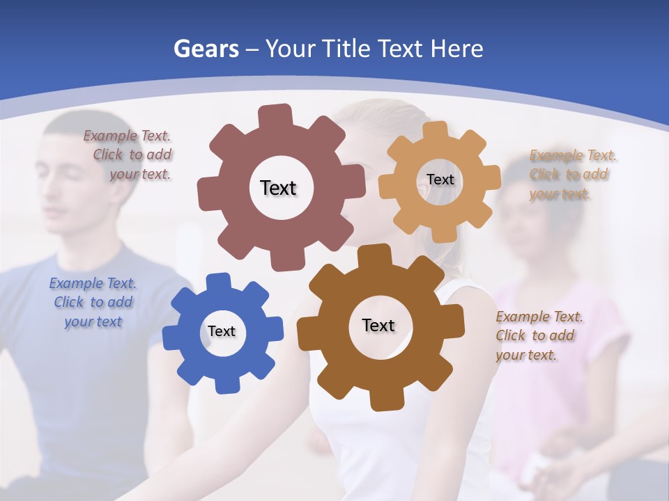 Club People Healthy PowerPoint Template