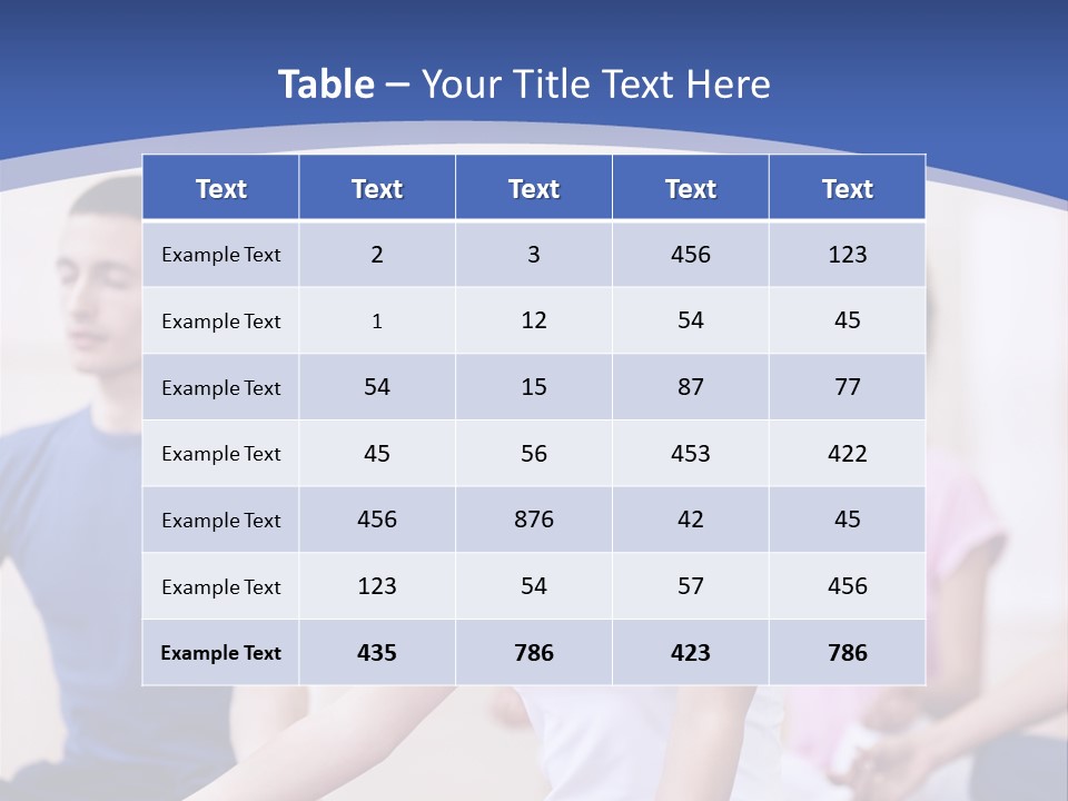 Club People Healthy PowerPoint Template