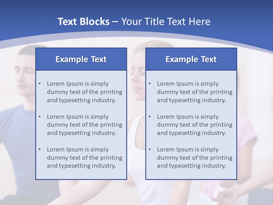 Club People Healthy PowerPoint Template