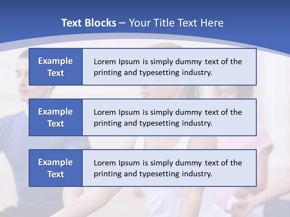 Club People Healthy PowerPoint Template