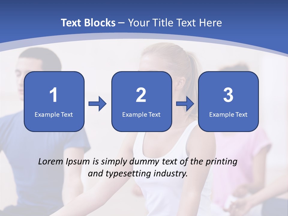 Club People Healthy PowerPoint Template