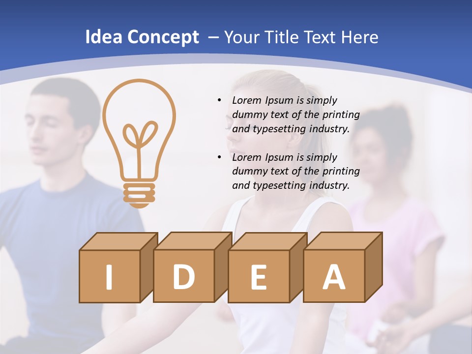 Club People Healthy PowerPoint Template