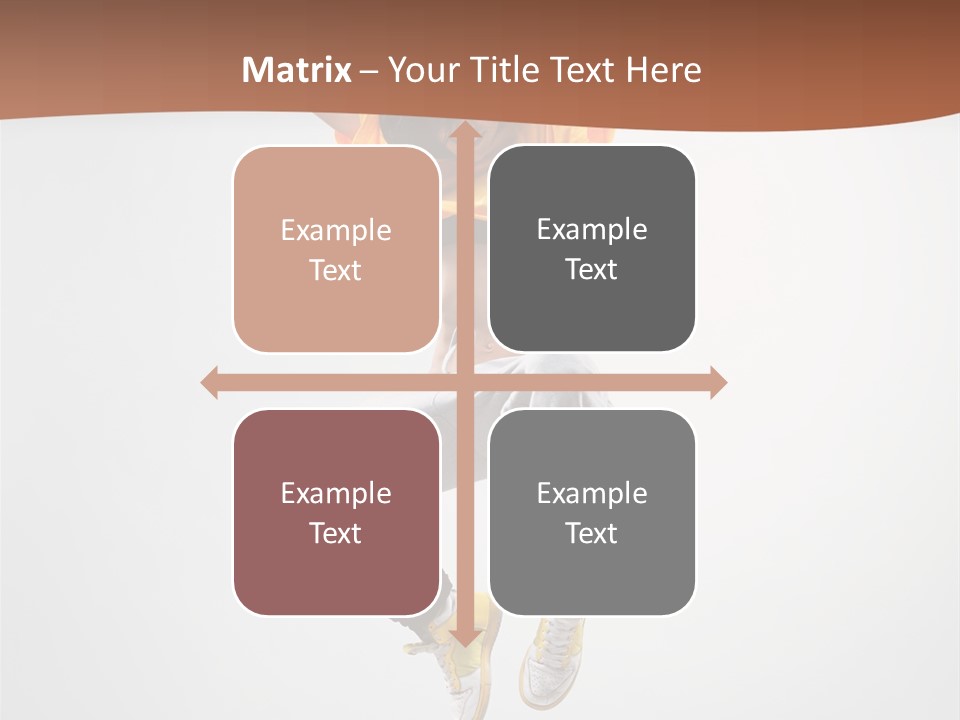 Smile Gymnastic Breakdancer PowerPoint Template