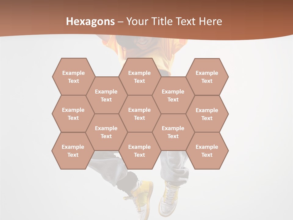 Smile Gymnastic Breakdancer PowerPoint Template