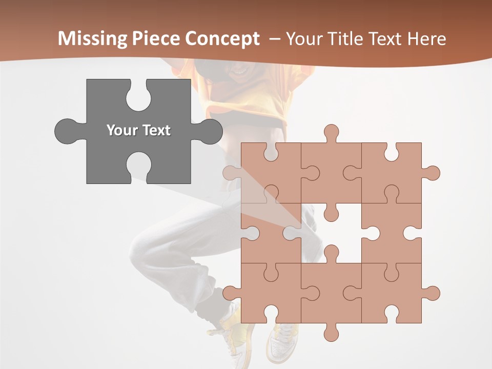 Smile Gymnastic Breakdancer PowerPoint Template