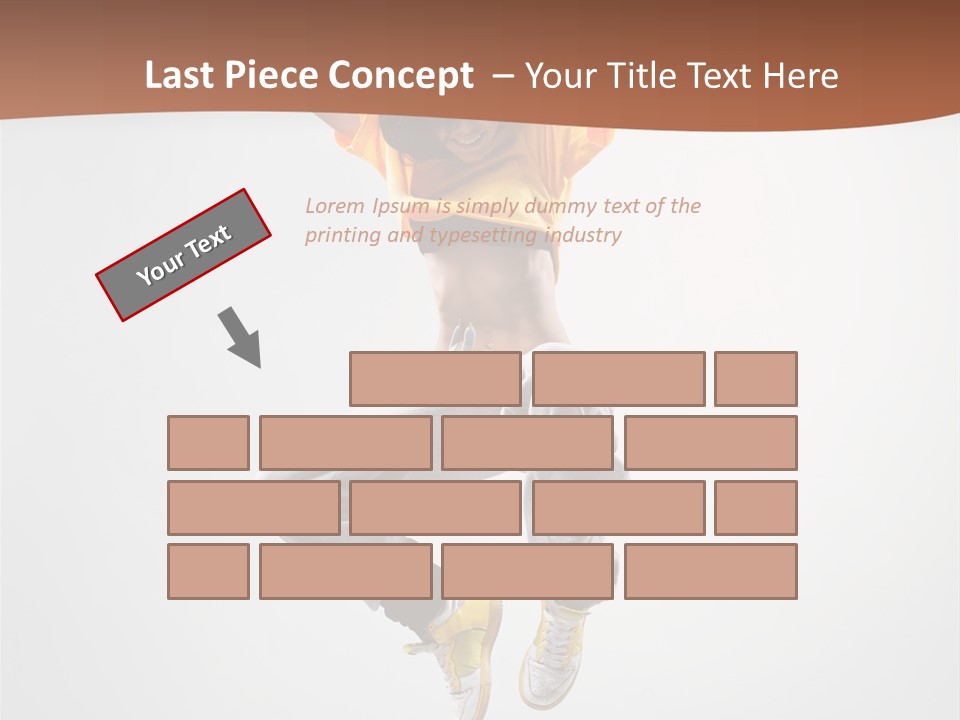 Smile Gymnastic Breakdancer PowerPoint Template