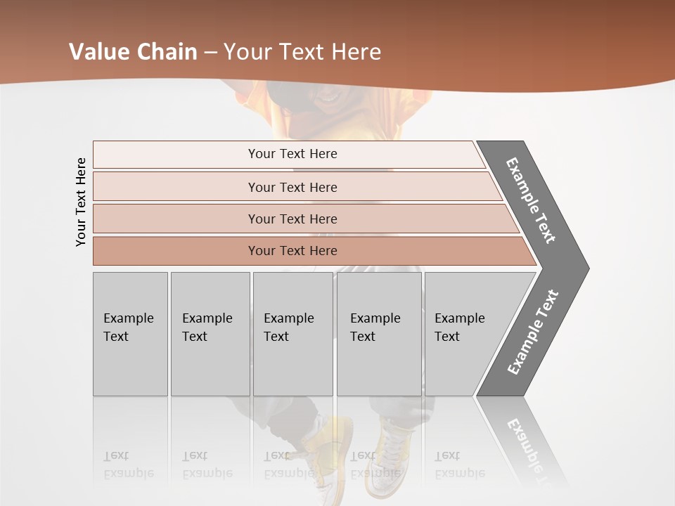 Smile Gymnastic Breakdancer PowerPoint Template