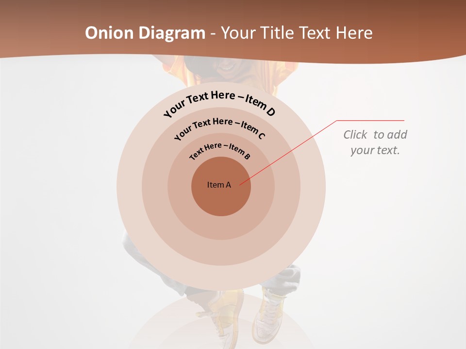 Smile Gymnastic Breakdancer PowerPoint Template